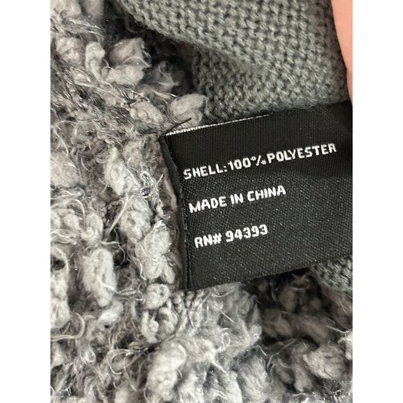 Altar'd State Women’s Medium Gray Cozy Sherpa Sweater Vest - Picture 5 of 8